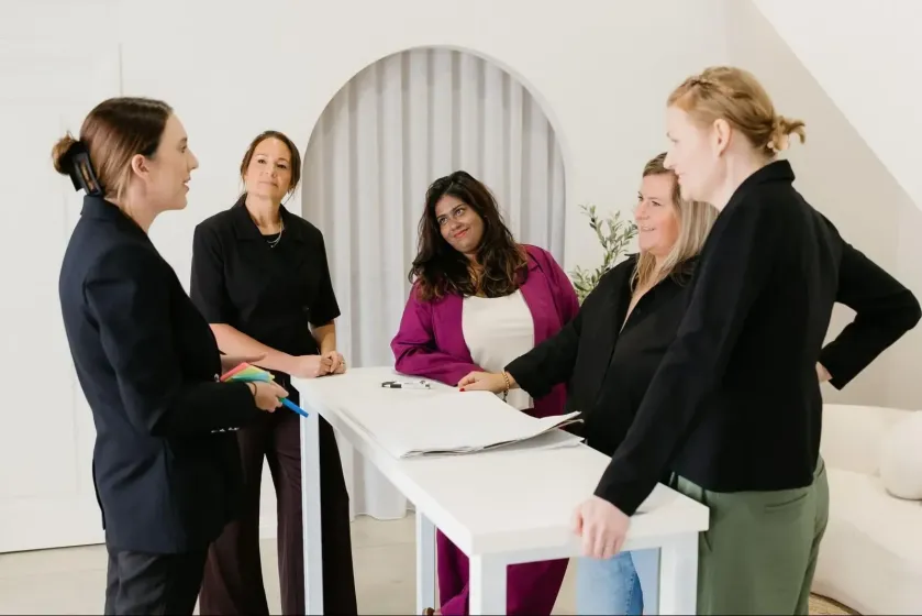 The Executive Presence team together
